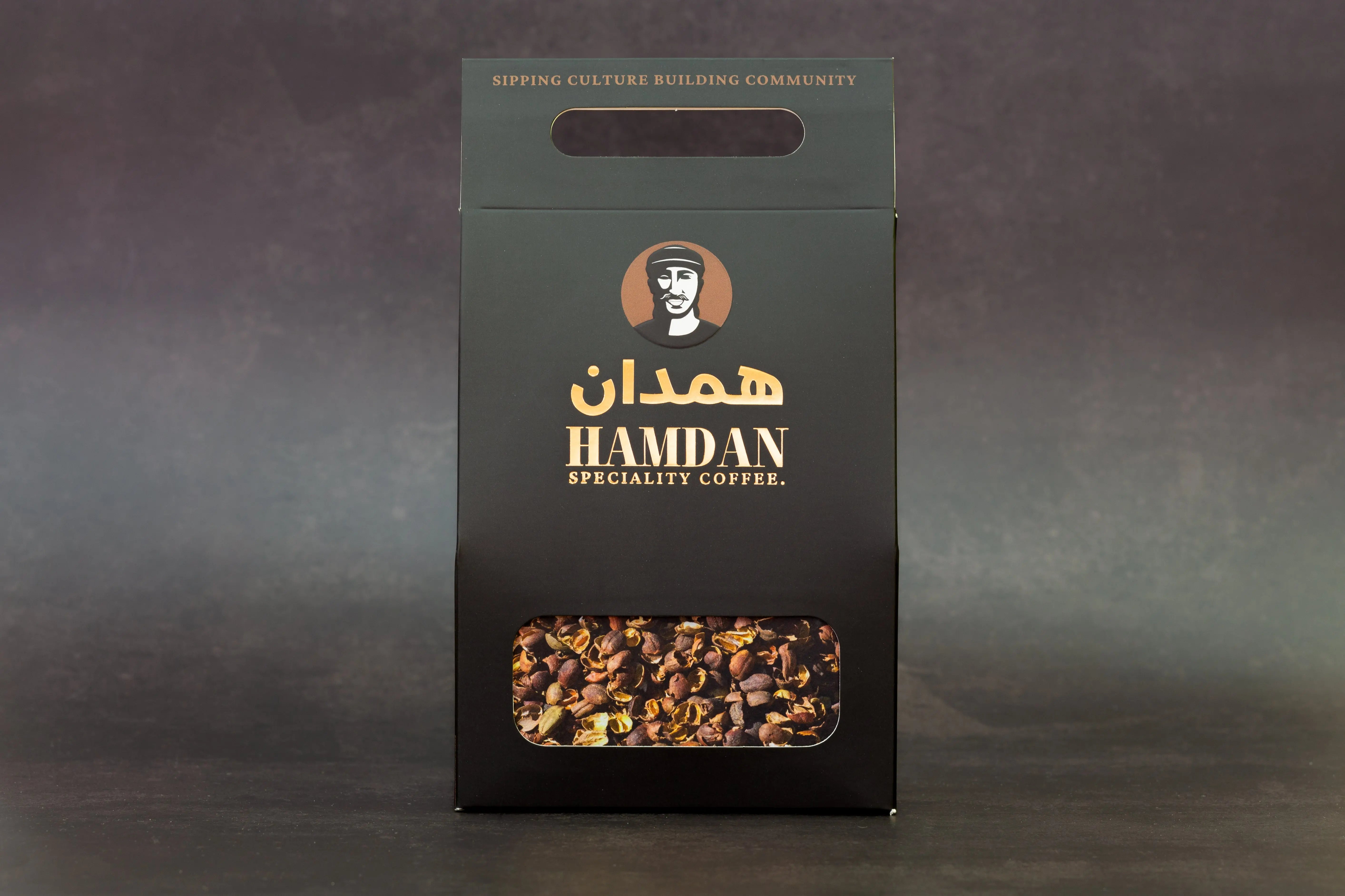 Hamdan Husk Coffee Cascara Qishr 200g pack dried coffee husk herbal tea