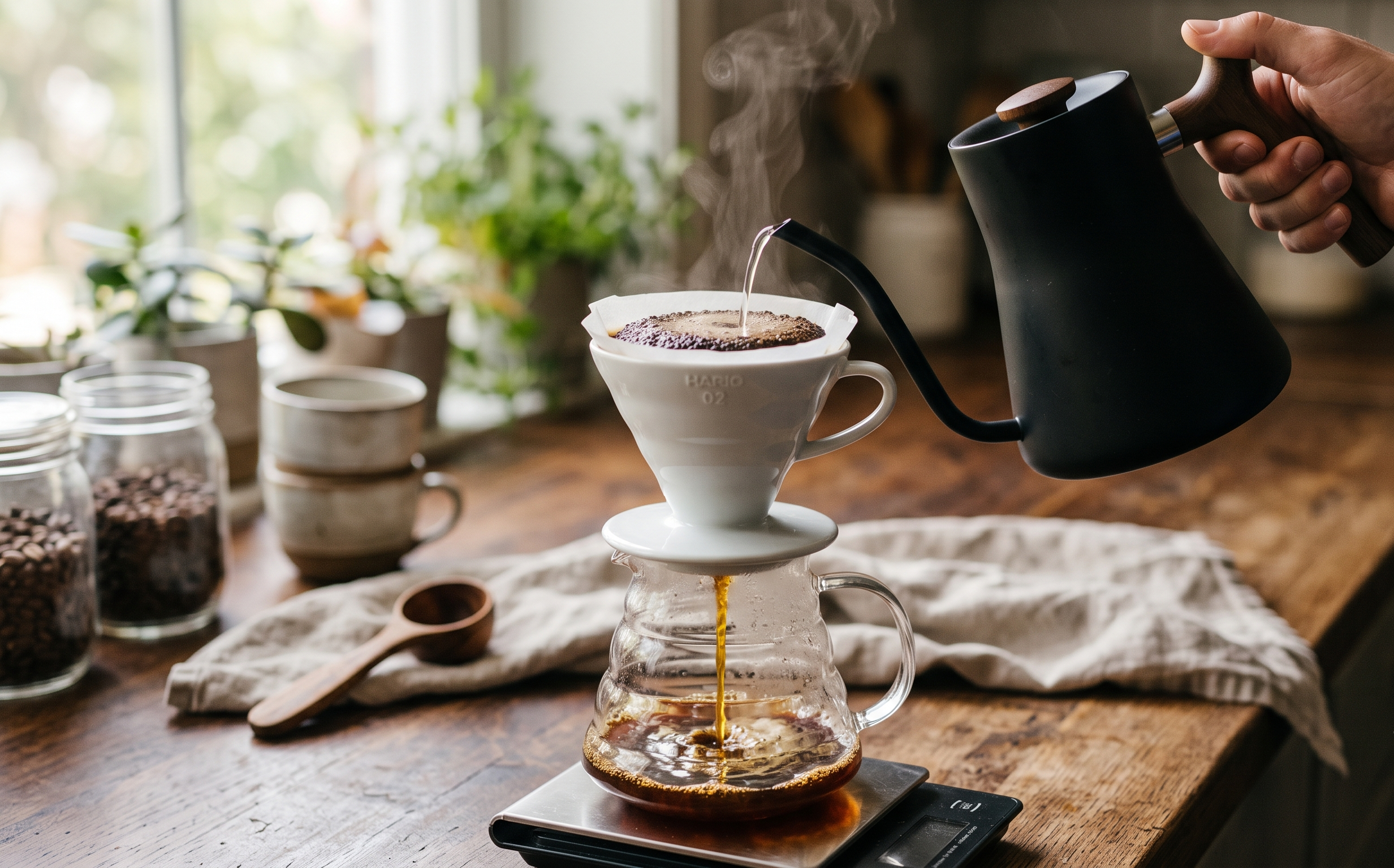 How to Make Pour Over Coffee: V60 Brewing Guide for Beginners Hamdan Coffee