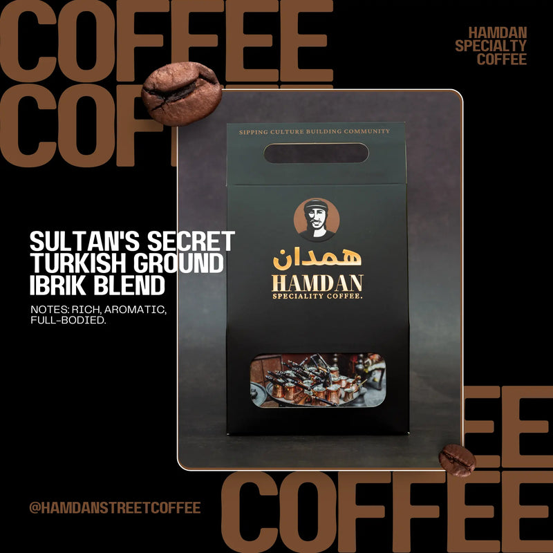 Hamdan Coffee Sultan’s Secret Turkish coffee with royal spice blend 