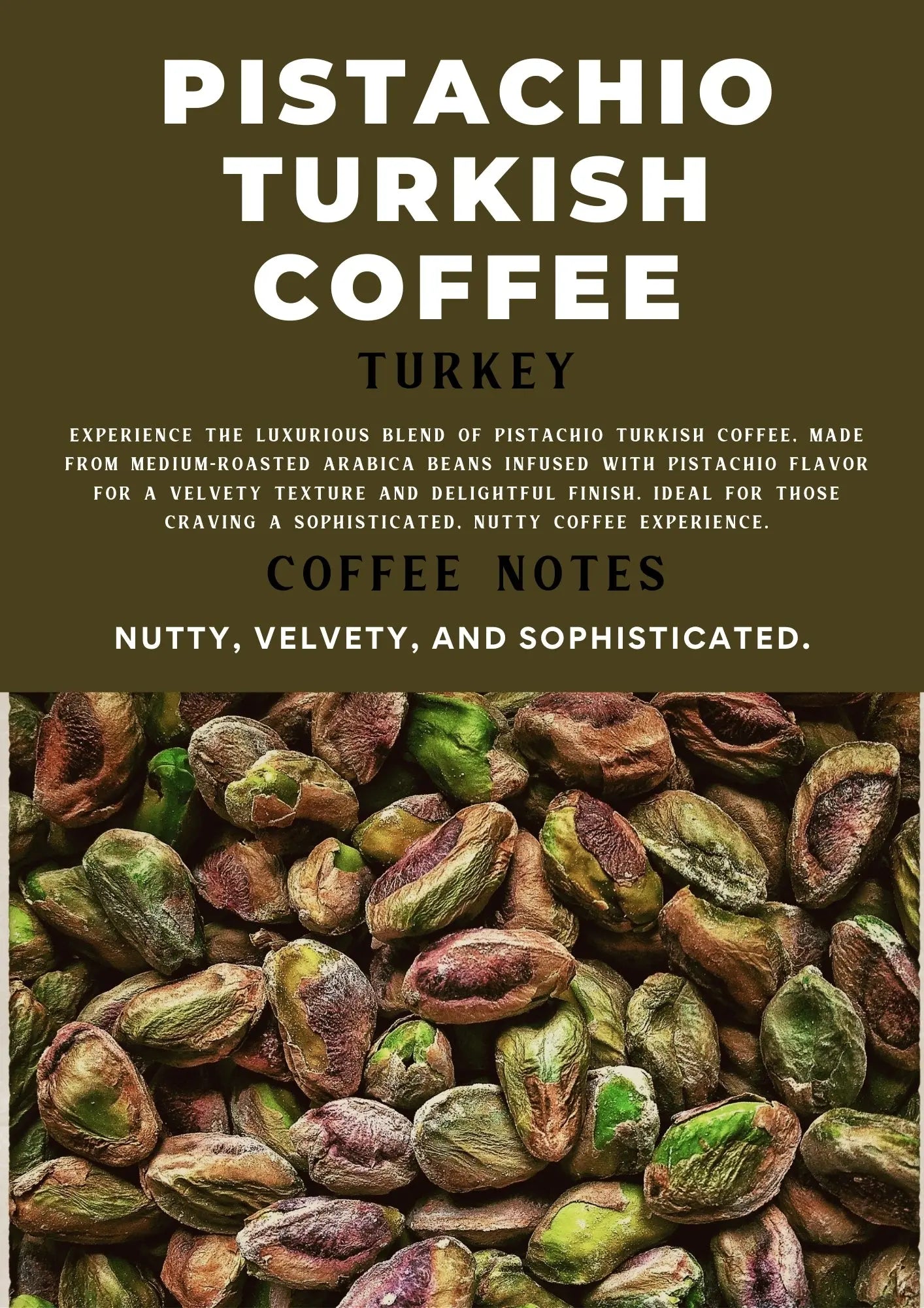 Pistachio Coffee – A Delightful Turkish Brew - Hamdan Coffee 