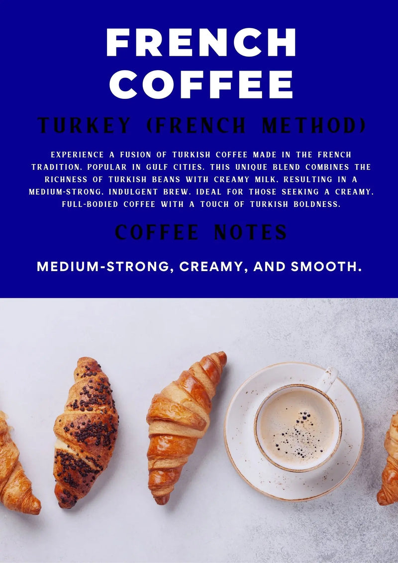Hamdan French Milky Coffee Turkish beans medium strong creamy smooth