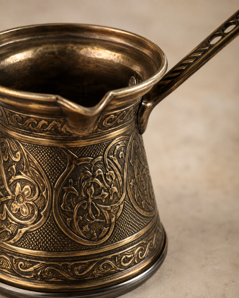 Sultan Copper Ibrik Hamdan Coffee