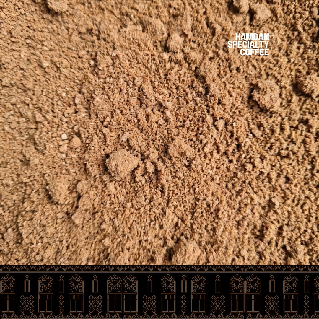 Pistachio Turkish coffee, medium roast finely ground Arabica infused with pistachio essence, nutty creamy traditional Turkish brew, 200g