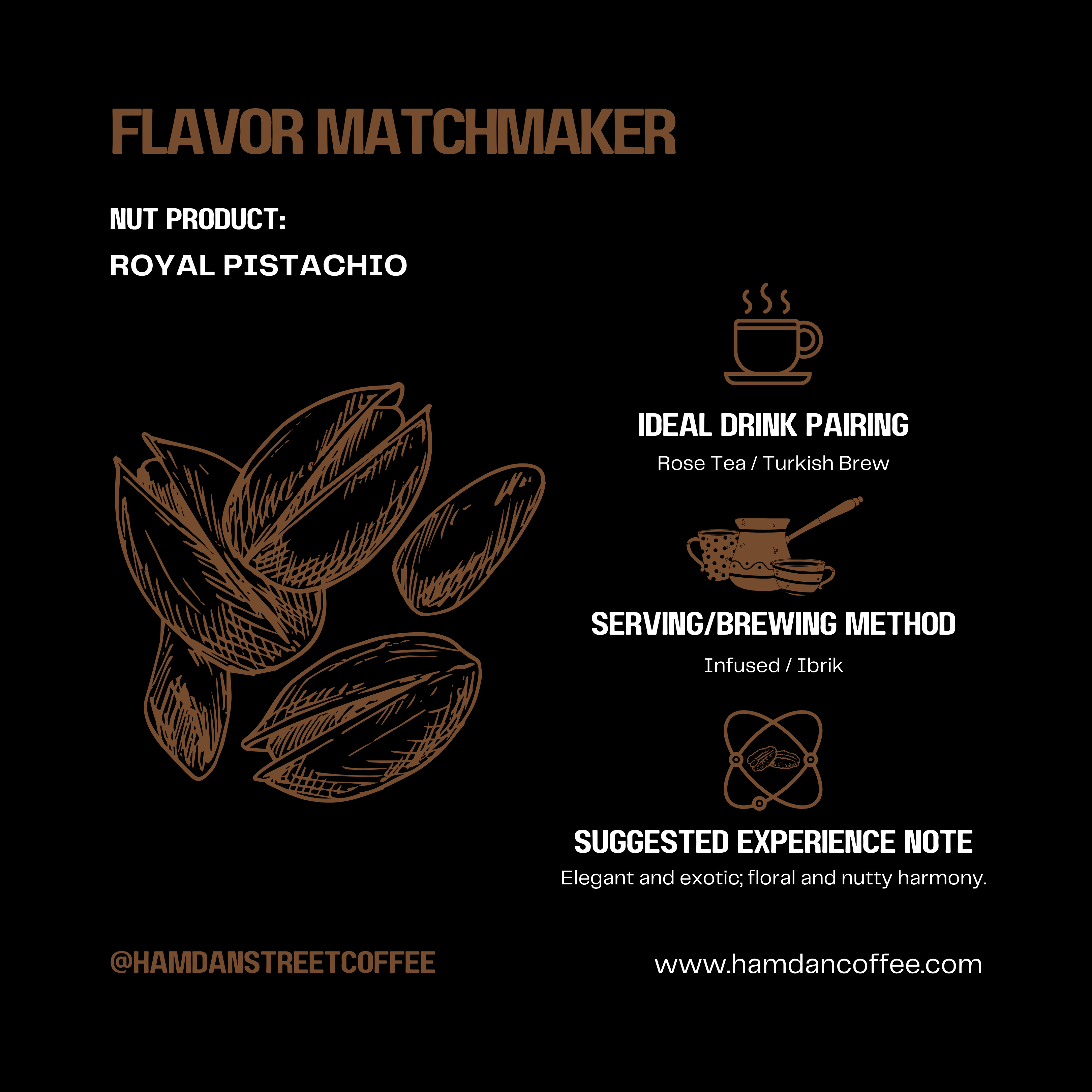 Royal Pistachio Hamdan Coffee Nuts