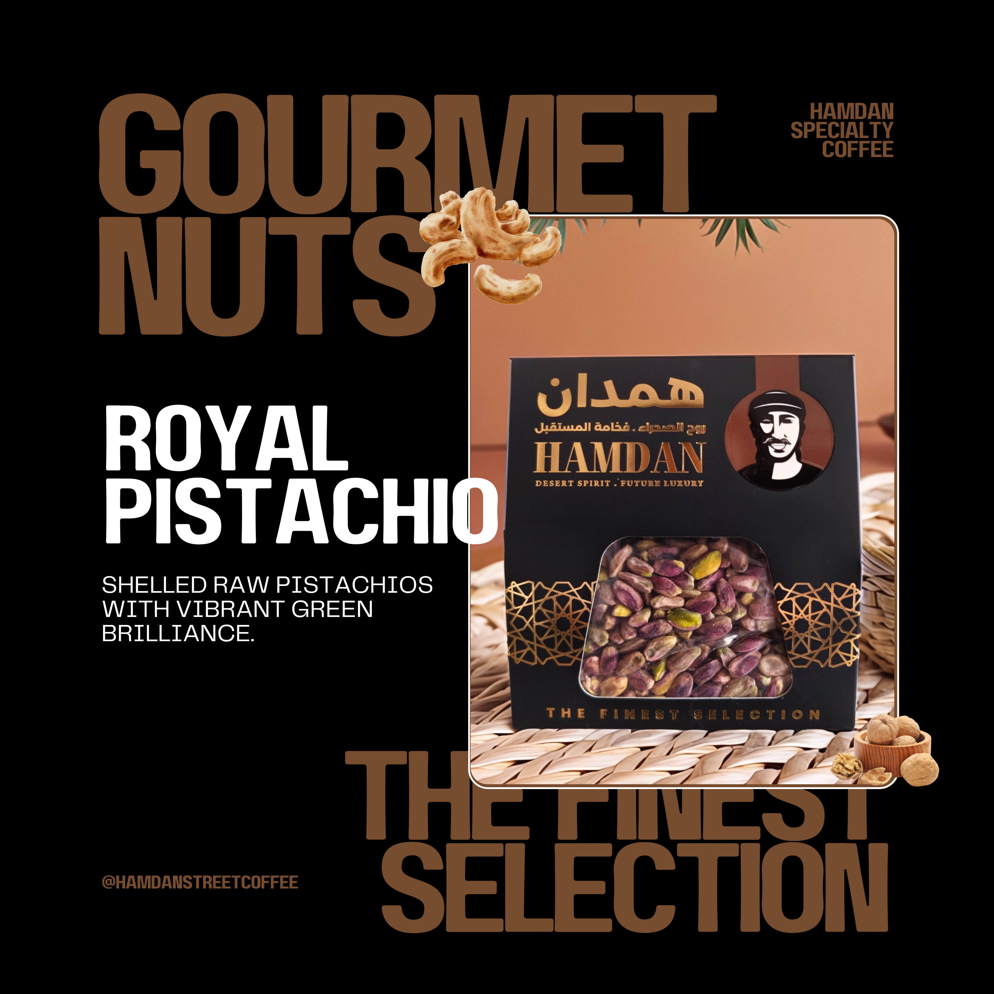 Royal Pistachio Hamdan Coffee Nuts