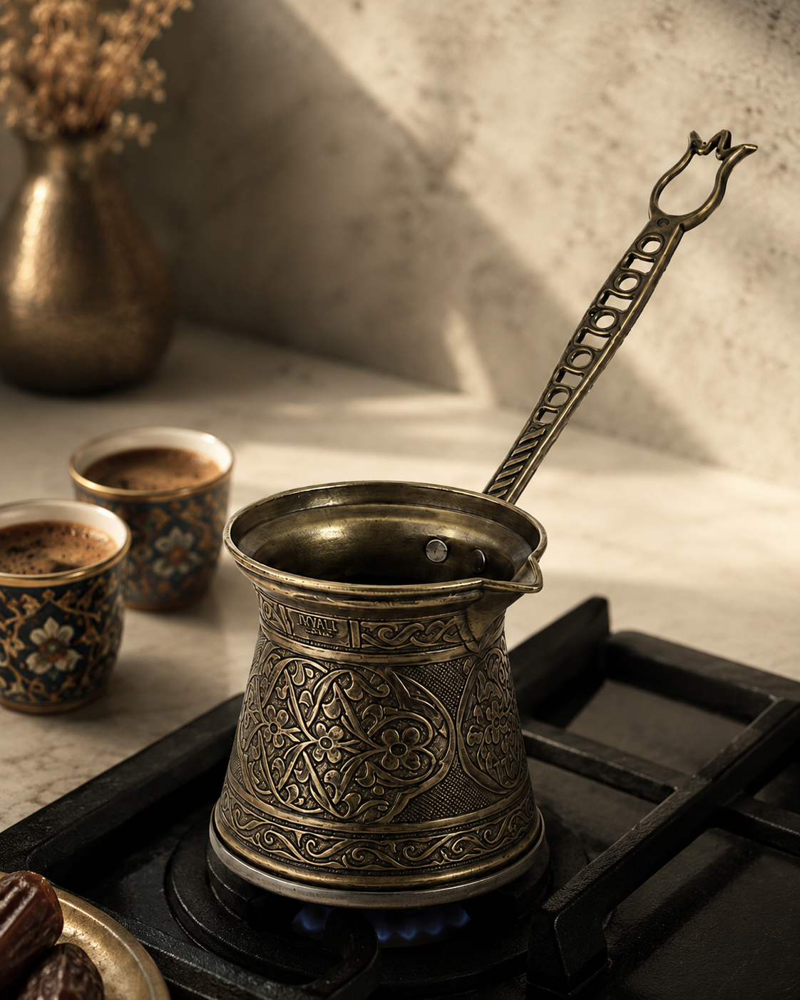 Sultan Copper Ibrik Hamdan Coffee