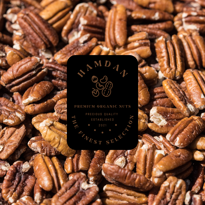 creamy texture and rich nutty surface of pecans